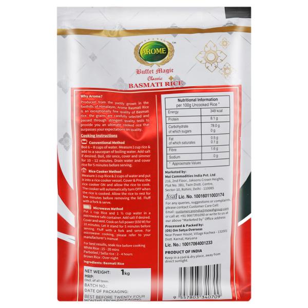 Arome Buffet Magic Classic Basmati Rice 1 kg JioMart