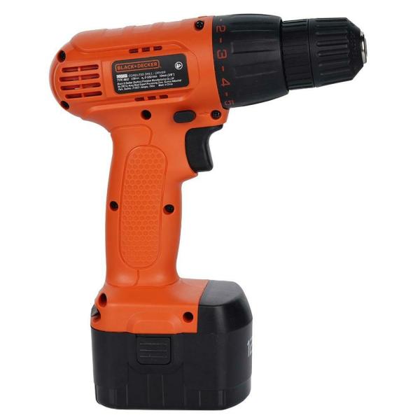 Black and Decker Cordless Drill/Driver with 2 Batteries 12V JioMart