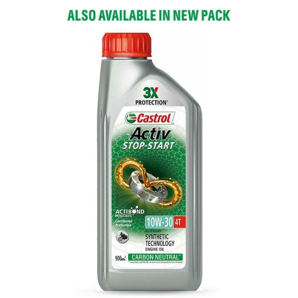 Castrol Activ 4T 10W30 StopStart Engine Oil 900 ml JioMart