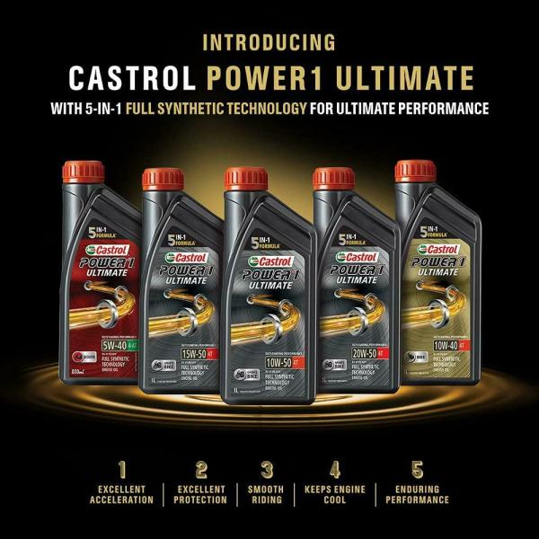 Castrol Power1 Ultimate 4T 10W50 Engine Oil 1 L JioMart