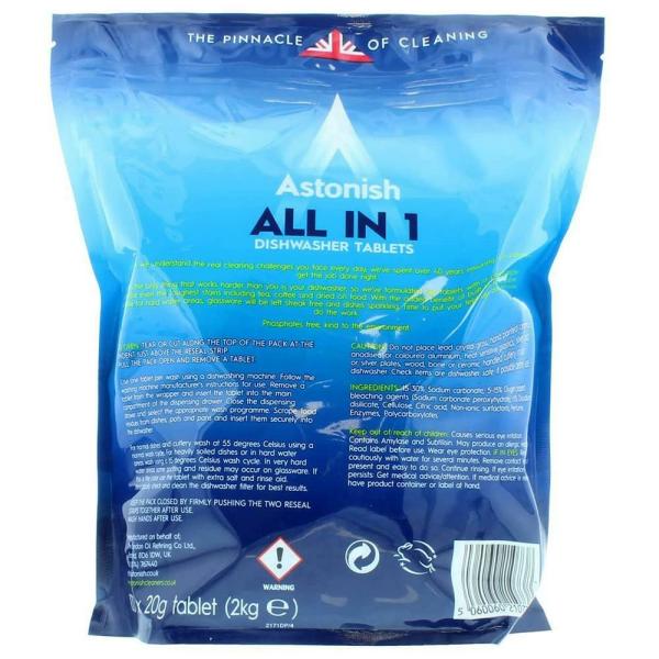 Astonish Lemon Fresh All in 1 Dishwasher Tablets 100 pcs JioMart