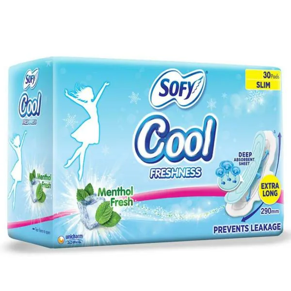 Sofy Cool Sanitary Napkin with Wings (XL) 30 pads JioMart