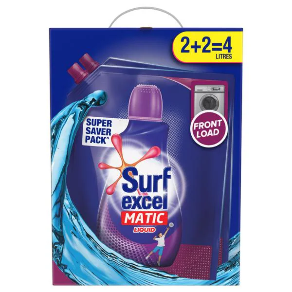 Surf Excel Matic Front Load Liquid Detergent 4 L JioMart