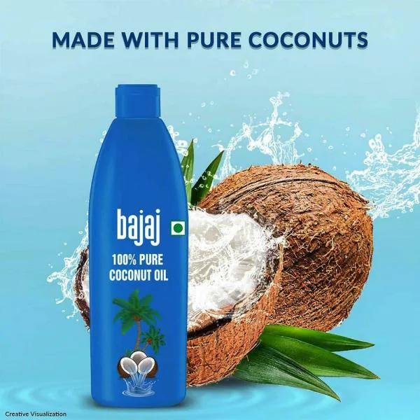 Bajaj 100 Pure Coconut Oil 600 ml JioMart