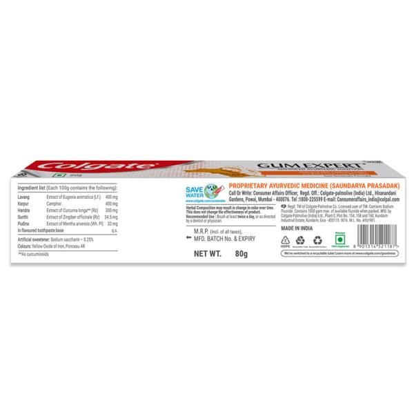 Colgate Gum Expert Advanced Ayurvedic Solution Toothpaste 80 g JioMart