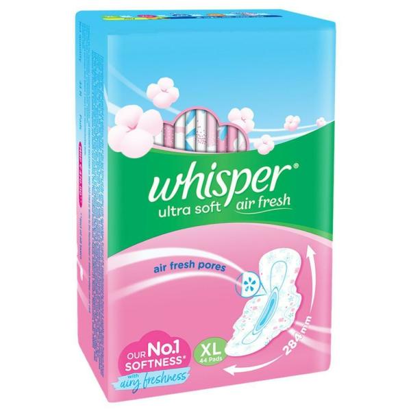 Whisper Ultra Soft XL Sanitary Pads 44 Pads JioMart