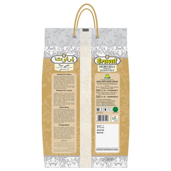 Eravat Golden Sella Parboiled Basmati Rice 5 kg JioMart