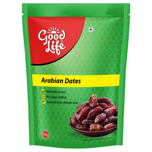 Good Life Arabian Dates 500 g (Pouch) JioMart