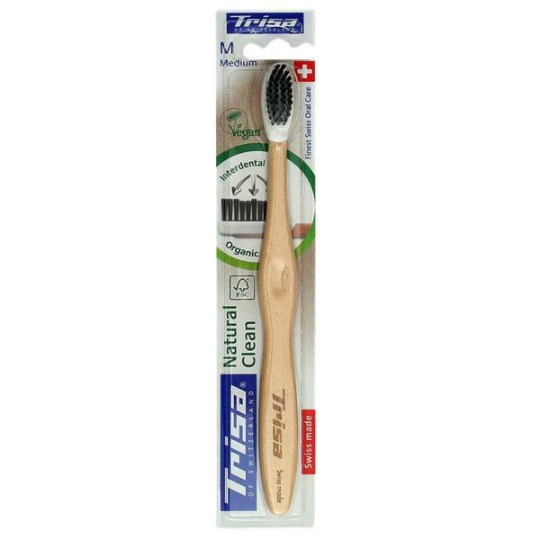 Trisa Natural Clean (Medium) Toothbrush JioMart
