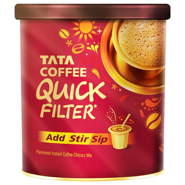 Tata Coffee Quick Filter Flavoured Instant Coffee with Chicory Mix 100
