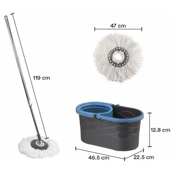 Polyset Wave Bucket Mop JioMart