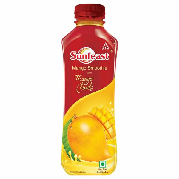 Sunfeast Mango Smoothie With Mango Chunks 300 ml (Pet Bottle) JioMart
