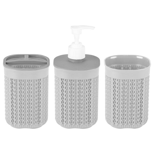 Polyset Marvel Assorted Plastic Bathroom Set (3 pcs) JioMart