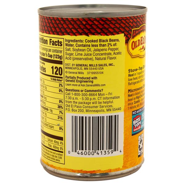 Old El Paso Black Bean Refried Beans 453 g JioMart