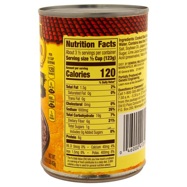 Old El Paso Black Bean Refried Beans 453 g JioMart