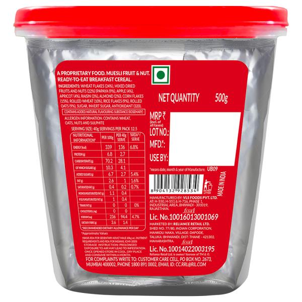 Aarambh Muesli Fruit and Nuts 500 g JioMart