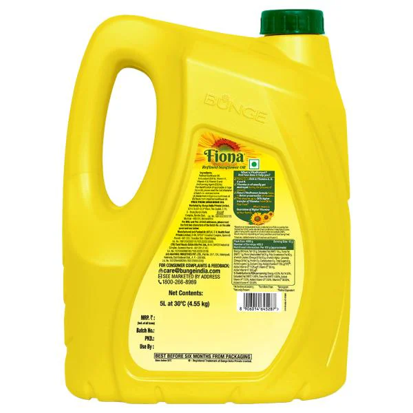 Fiona Refined Sunflower Oil 5 L JioMart