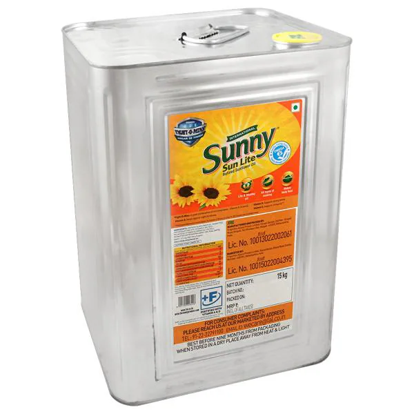 Sunny Sun Lite Refined Sunflower Oil 15 kg JioMart