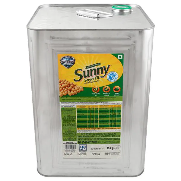 Sunny Soya Fit Refined Soyabean Oil 15 kg JioMart