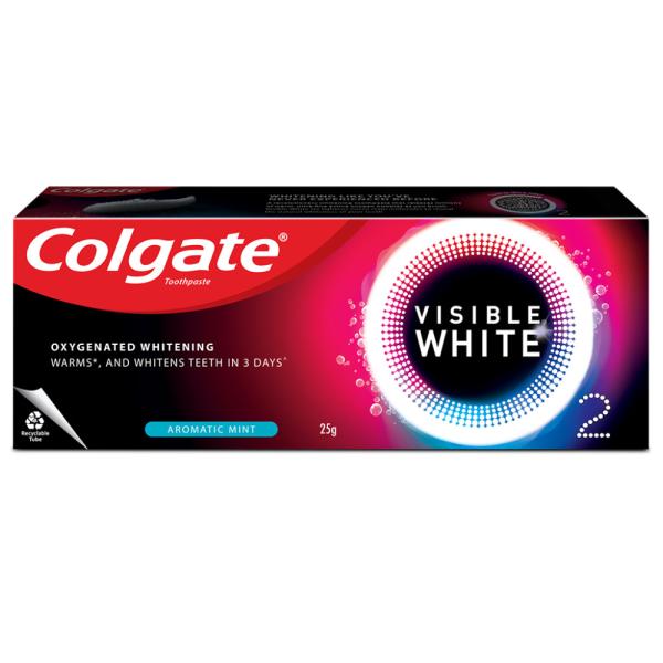 Colgate Visible White O2 Aromatic Mint Toothpaste 25 g JioMart