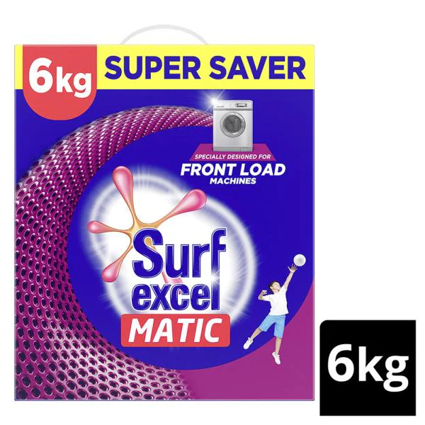 Surf Excel Matic Front Load Detergent Powder 6 kg JioMart