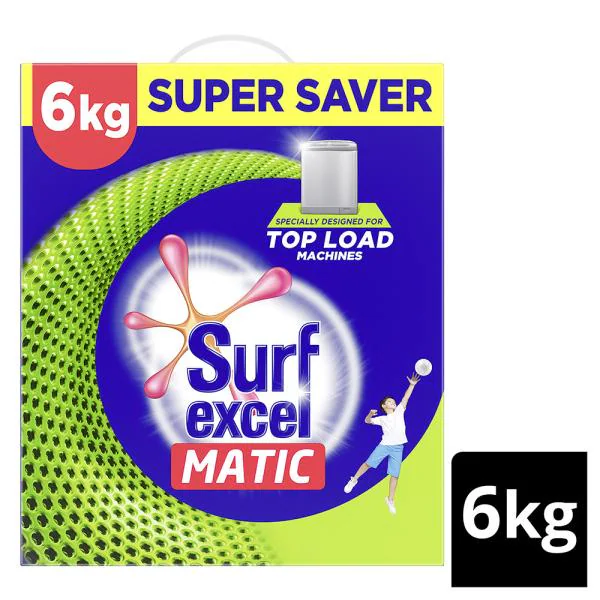 Surf Excel Matic Top Load Detergent Powder 6 kg JioMart