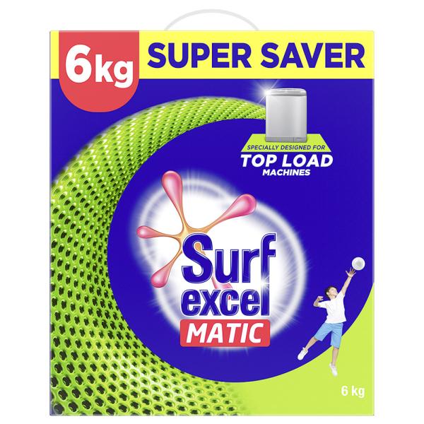 Surf Excel Matic Top Load Detergent Powder 6 kg JioMart