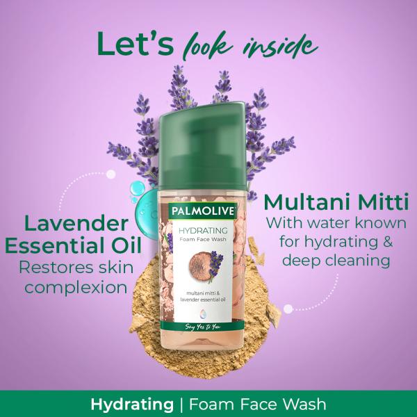 Palmolive Multani Mitti and Lavender Essential Oil Hydrating Foam Face