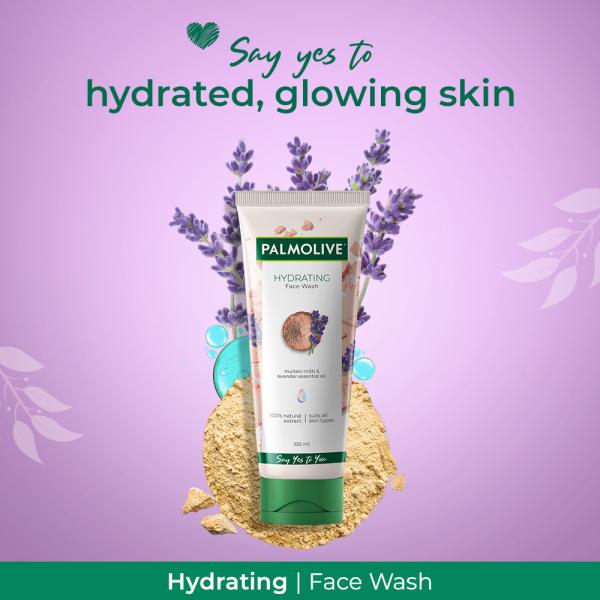 Palmolive Hydrating Multani Mitti and Lavender Essential Oil Face Wash