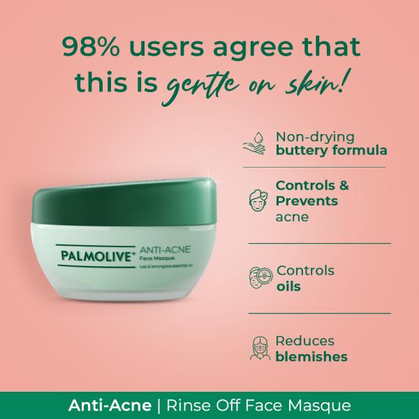 Palmolive Anti Acne Tulsi & Lemongrass Face Masque 100 ml JioMart