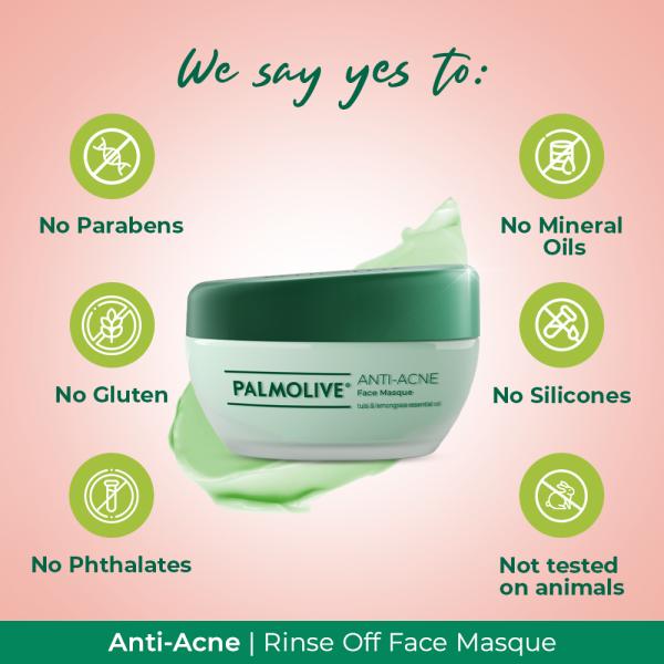 Palmolive Anti Acne Tulsi & Lemongrass Face Masque 100 ml JioMart
