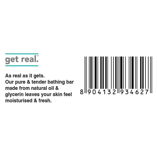 Get Real Pure & Tender Bathing Bar 125 g JioMart