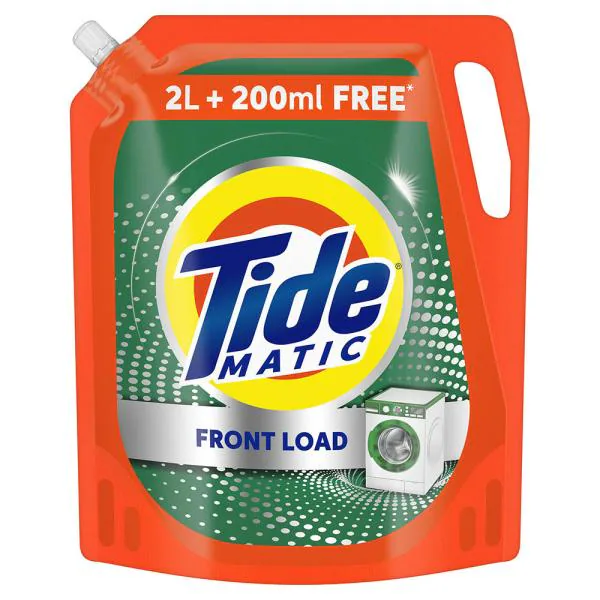 Tide Matic Front Load Liquid Laundry Detergent 2 L (Get 200 ml Free