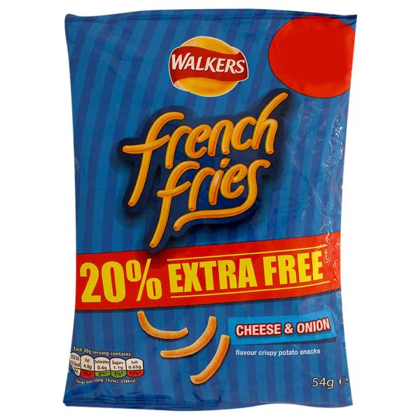 Walkers Cheese & Onion French Fries 54 g JioMart