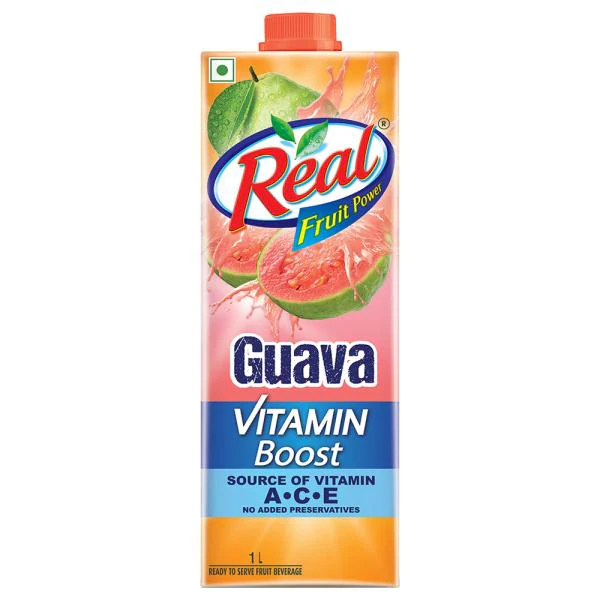 Real Fruit Power Vitamin Boost Guava Juice 1 L JioMart