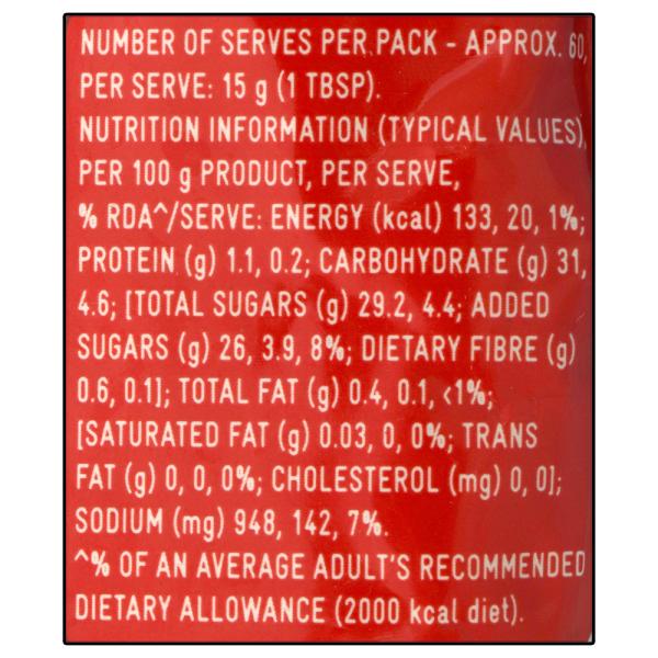 Kissan Fresh Tomato Ketchup 900 g JioMart