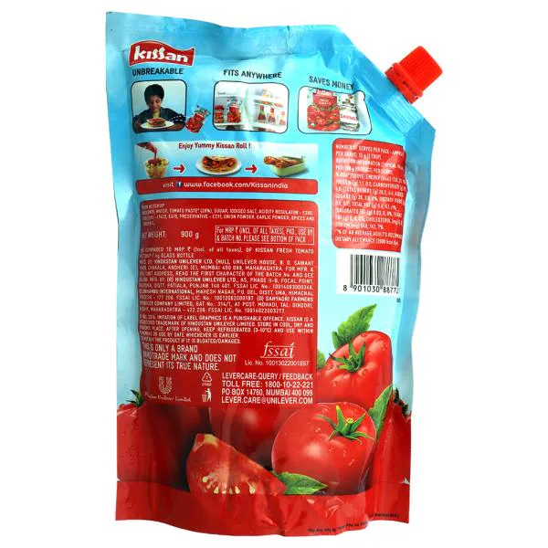 Kissan Fresh Tomato Ketchup 900 g JioMart