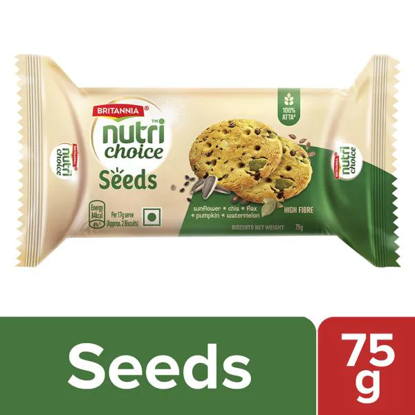 Britannia NutriChoice Seeds Biscuits 75 g JioMart