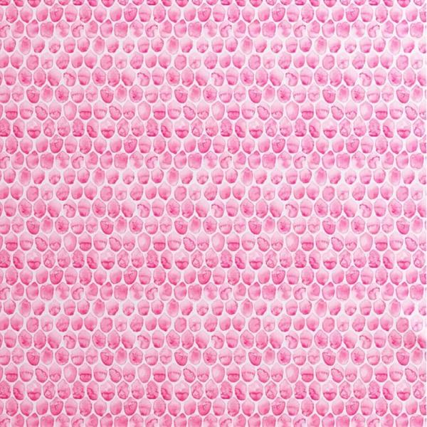 Home Expressions USA Pink Abstract Cotton Super King Bedsheet with 2 Pillow Covers 274x274 cm