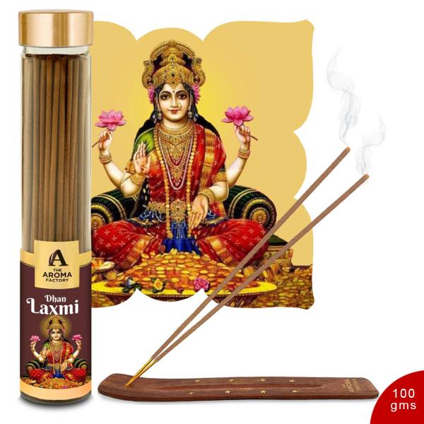 The Aroma Factory Dhanlaxmi Incense Sticks Bottle 100 g - JioMart
