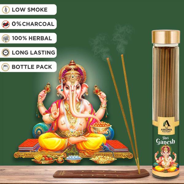 The Aroma Factory Shree Ganesh Incense Sticks Bottle 100 g JioMart