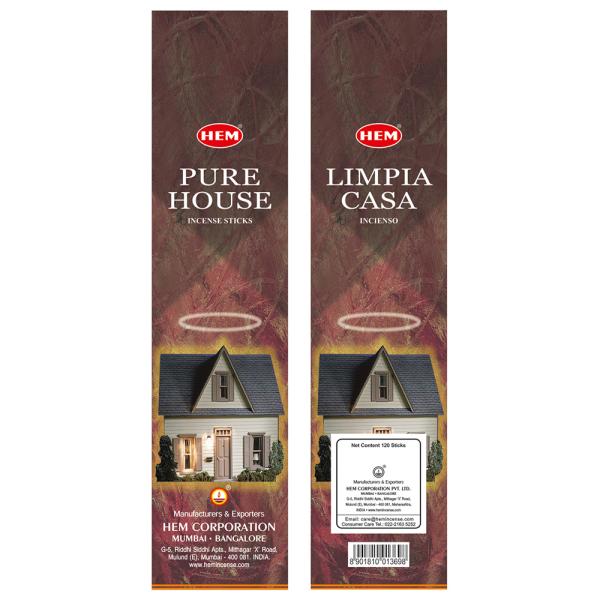HEM Pure House Incense Sticks 120 pcs JioMart