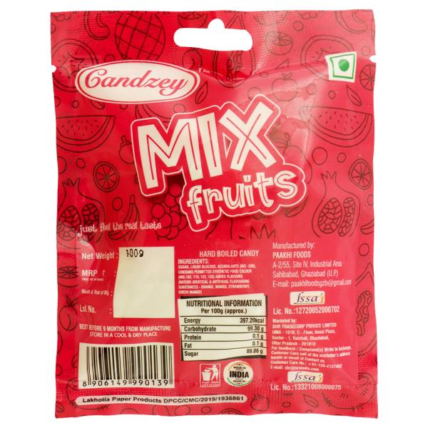 Candzey Mix Fruits Candy 100 g JioMart
