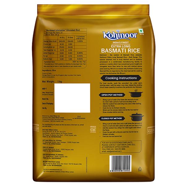 Kohinoor Extra Long Basmati Rice 1 kg JioMart