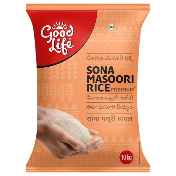 Good Life Premium Sona Masoori Rice 10 kg JioMart