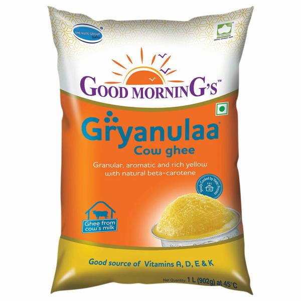 Good MorninG's Gryanulaa Cow Ghee 1 L (Pouch) JioMart
