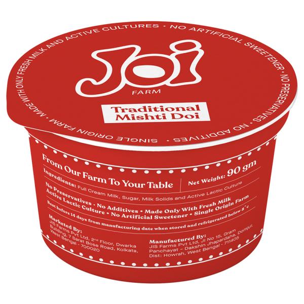 Joi Farm Traditional Mishti Doi 90 g (Cup) JioMart