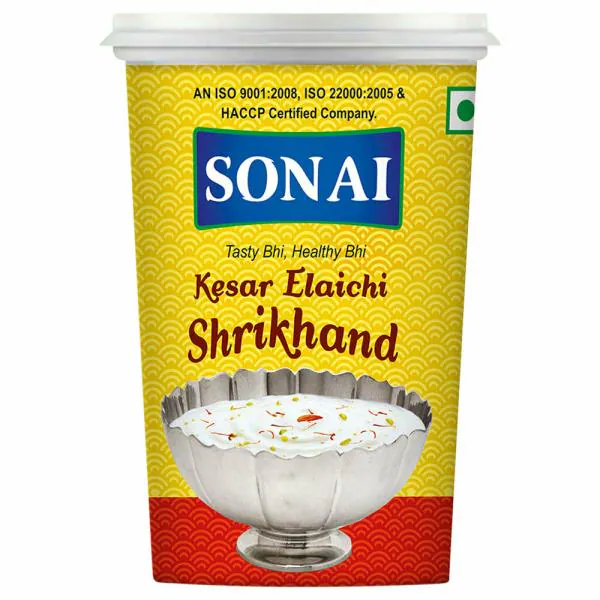 Sonai Kesar Elaichi Shrikhand 500 g (Container) JioMart