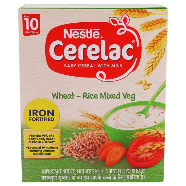 mixing baby cereal with baby food