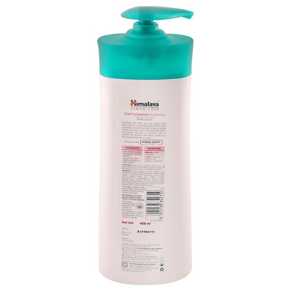 Himalaya Clear Complexion Brightening Body Lotion 400 ml JioMart